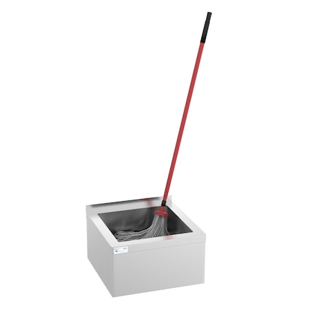 Koolmore Commercial Floor Mop Sink with Deep Basin, 19 in x 22 in x 12 in, 18-Gauge 304 Stainless Steel Frame MPS-1922123